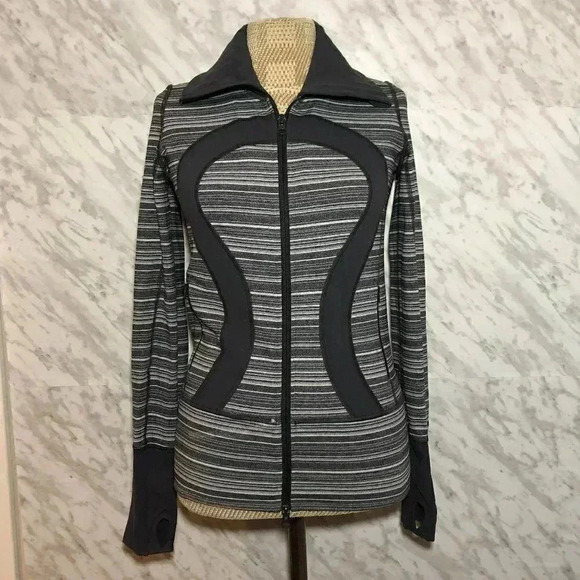 Lululemon Stride Jacket Grey Size 4 - Picture 1 of 5